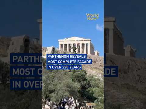 Parthenon reveals most complete facade in over 220 years