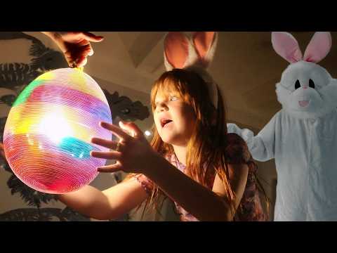 HiDDEN EASTER SURPRiSE!!  What's inside our Egg Decorations? Finding a Best Day Ever with a Bunny