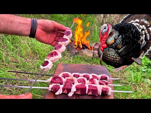 Turkey Heart: Worth the Bite? 🦃🤔 | Tasting wild turkey hearts
