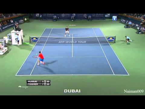 Federer vs. Murray Dubai 2012 Final Highlights HD
