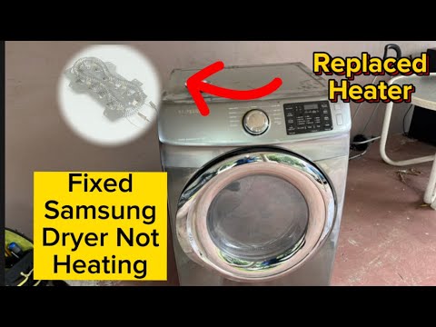 How to test and replace heater element on Samsung dryer. Model # DV42H5200EP