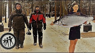 Отдых с рыбалкой зимой в подмосковье