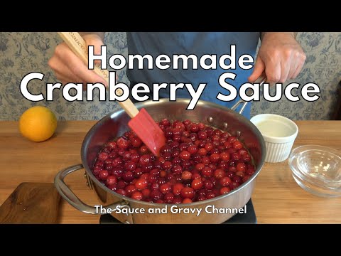 Homemade Cranberry Sauce | 2 Delicious Cranberry Sauce Recipes | Christmas Side Dish Recipe