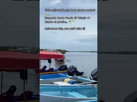 Salida desde Puerto El Triunfo Usulutan 🇸🇻 | ✨🌊🚤 Leaving Puerto El Triunfo #shorts #elsalvador