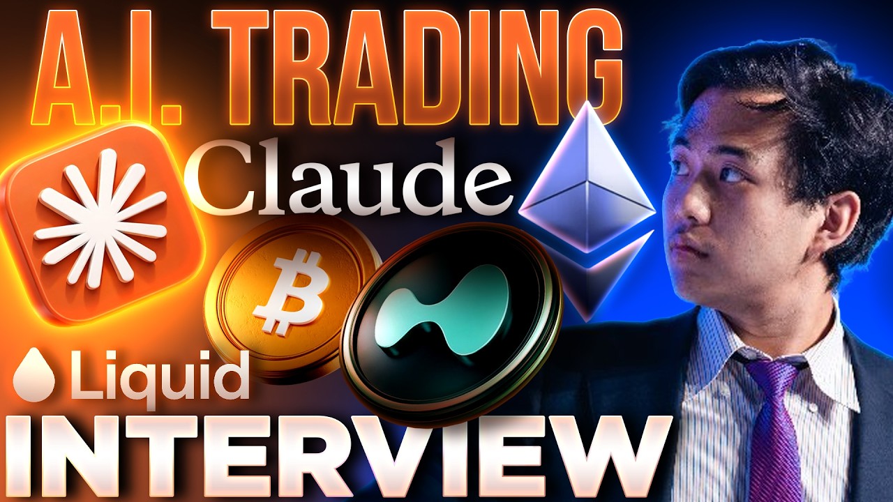 A.I. Crypto Trading on Claude!🔥Liquid Demo & CEO INTERVIEW🚨