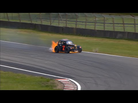 Legends Cup Sweden 2020. Race 4 Falkenbergs Motorbana. On Fire