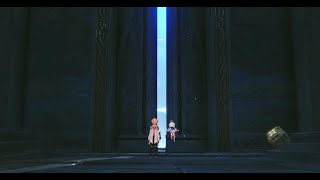 【原神】世界任務——白夜国晨昏记「常世入口」  前往洞穴深處 / 調查機關，啟動大門 /  使用月浴淵之鑰打開門扉