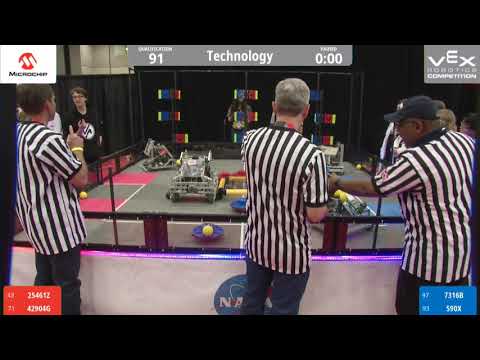2019 VEX Worlds Technology Division Match Q91
