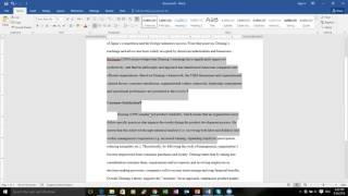 APA Double Spaced Format