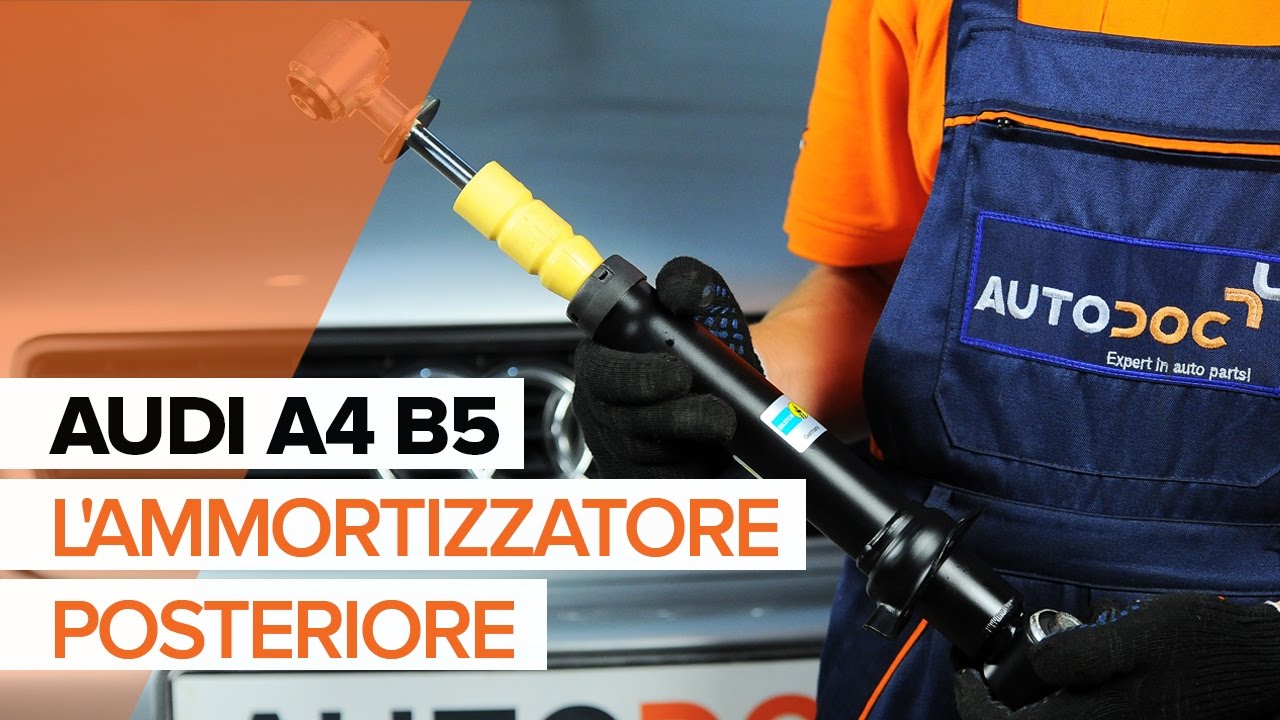 Come cambiare ammortizzatore a molla della parte posteriore su Audi A4 B5 Avant - Guida alla sostituzione