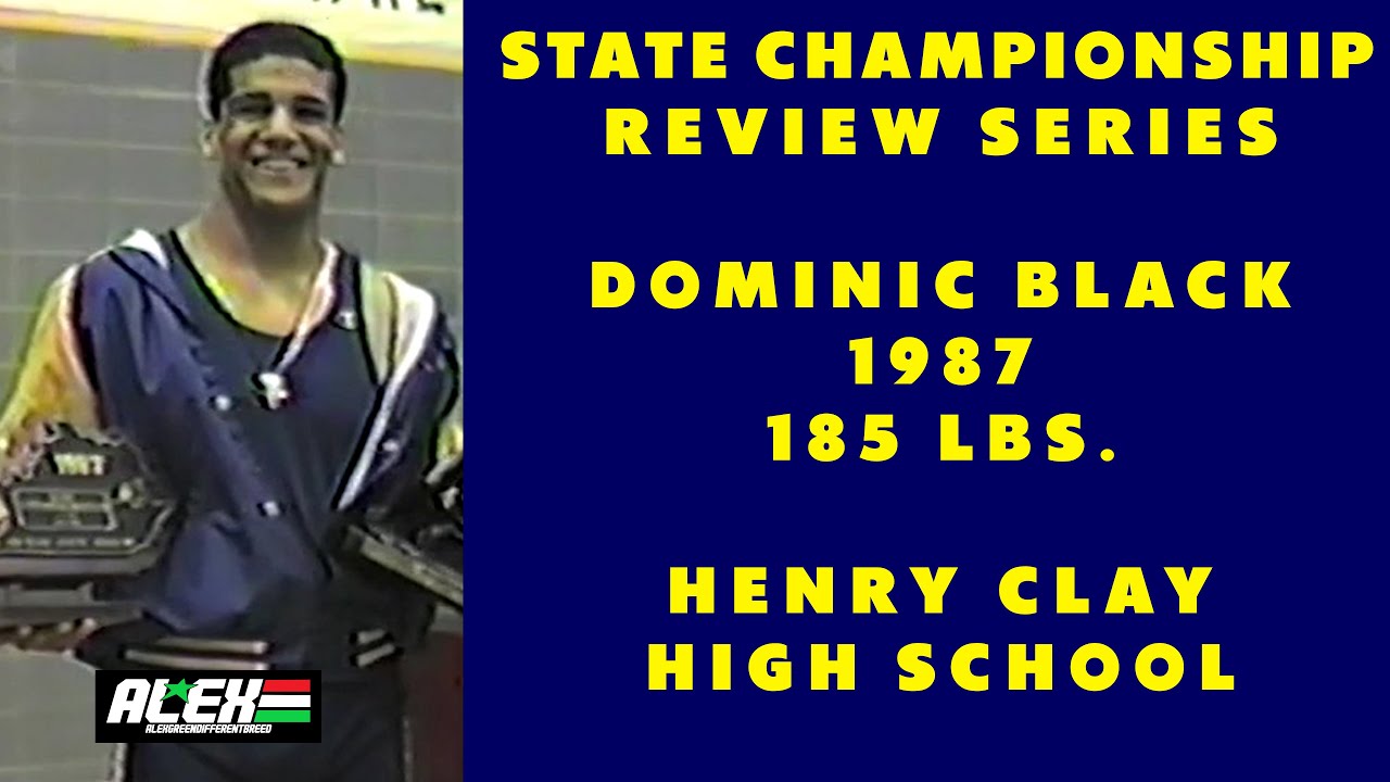 State Wrestling Championship match review w/ Dominic Black (Henry Clay; 1987 185 lbs.)