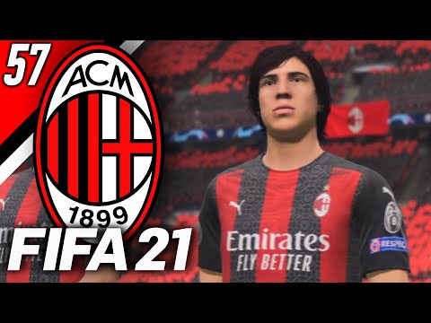 CHAMPIONS LEAGUE SEMI-FINALS vs REAL MADRID!! FIFA 21 AC MILAN CAREER MODE #57