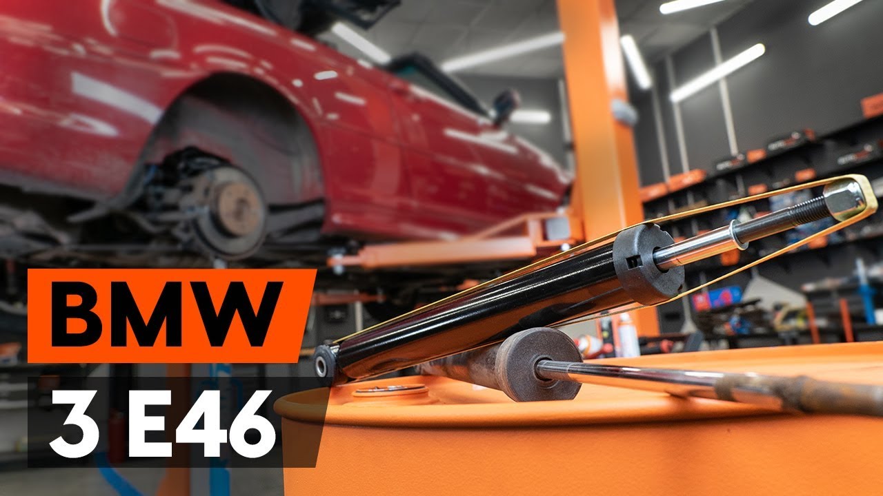 Cómo cambiar: amortiguadores de la parte trasera - BMW E46 cabrio | Guía de sustitución