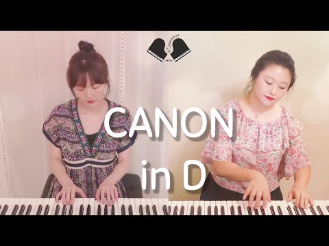 [Time for Two] Canon in D by Pachelbel (캐논 변주곡) | Piano Duet for Students