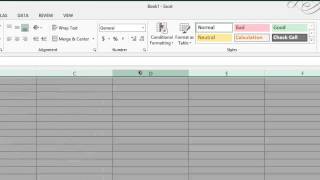 How to Resize Multiple Columns and Rows at the Same Time in Microsoft Excel