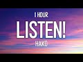 Hako Listen Sped Up 1 Hour