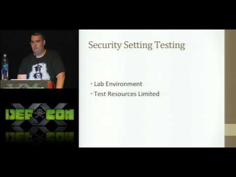 DEF CON 20 - James Kirk - An Inside Look Into Defense Industrial Base Technical Security Controls