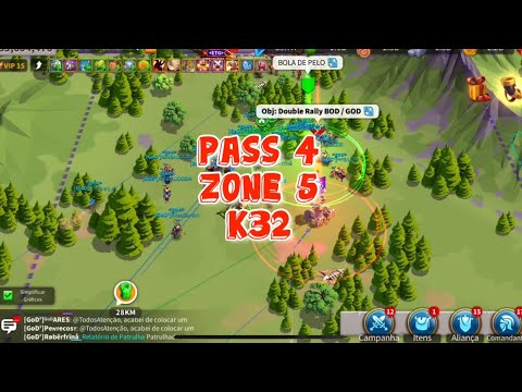 Opening pass nvl 4 - Battles in zone 5 - Part 2 - Rise of Kingdoms RoK