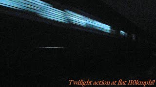 preview picture of video 'Twilight aggression!!Superstorm BNZ Intercity Thunders past the LC Gate!![Indian Railways]'