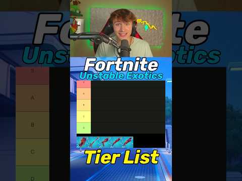 Unstable Exotic Tier List #fortnite