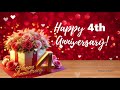 Happy 4th Anniversary Wishes Best 4th Anniversary Wishes For Couple Anniversary