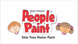 Skin Tone Paints for the classroom.  FAS - Fine Art Supplies People Paint Set