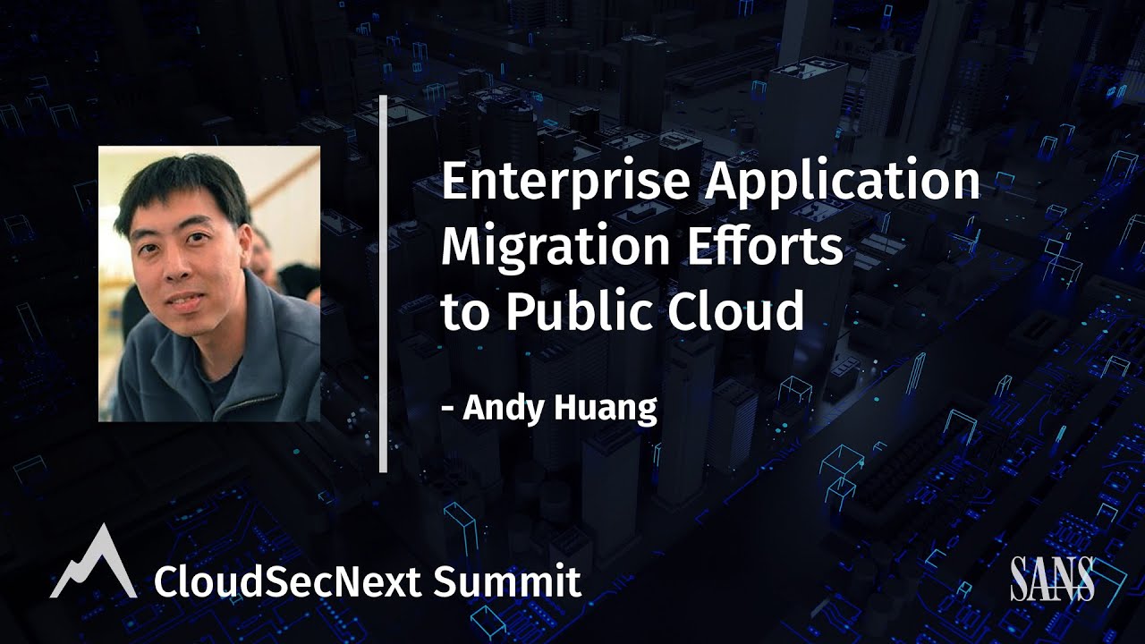 Enterprise Application Migration Efforts to Public Cloud