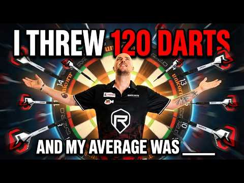I THREW 120 DARTS AND MY AVERAGE WAS ______