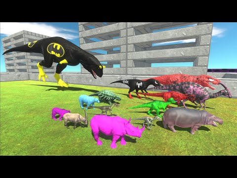 Escape from BATMAN CARNOTAURUS - Animal Revolt Battle Simulator
