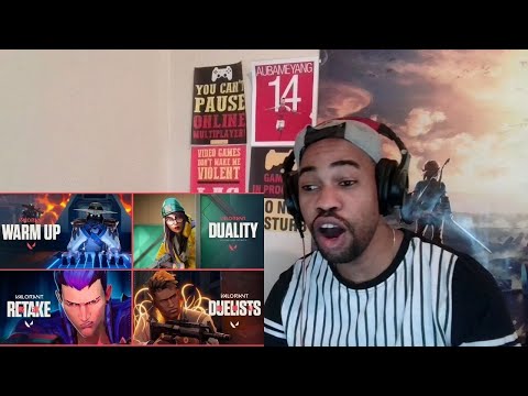 ALL VALORANT CINEMATICS REACTION