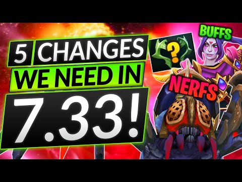 NEW PATCH 7.33 - 5 BIGGEST Changes EVERYONE Desperately Needs - Dota 2 Guide
