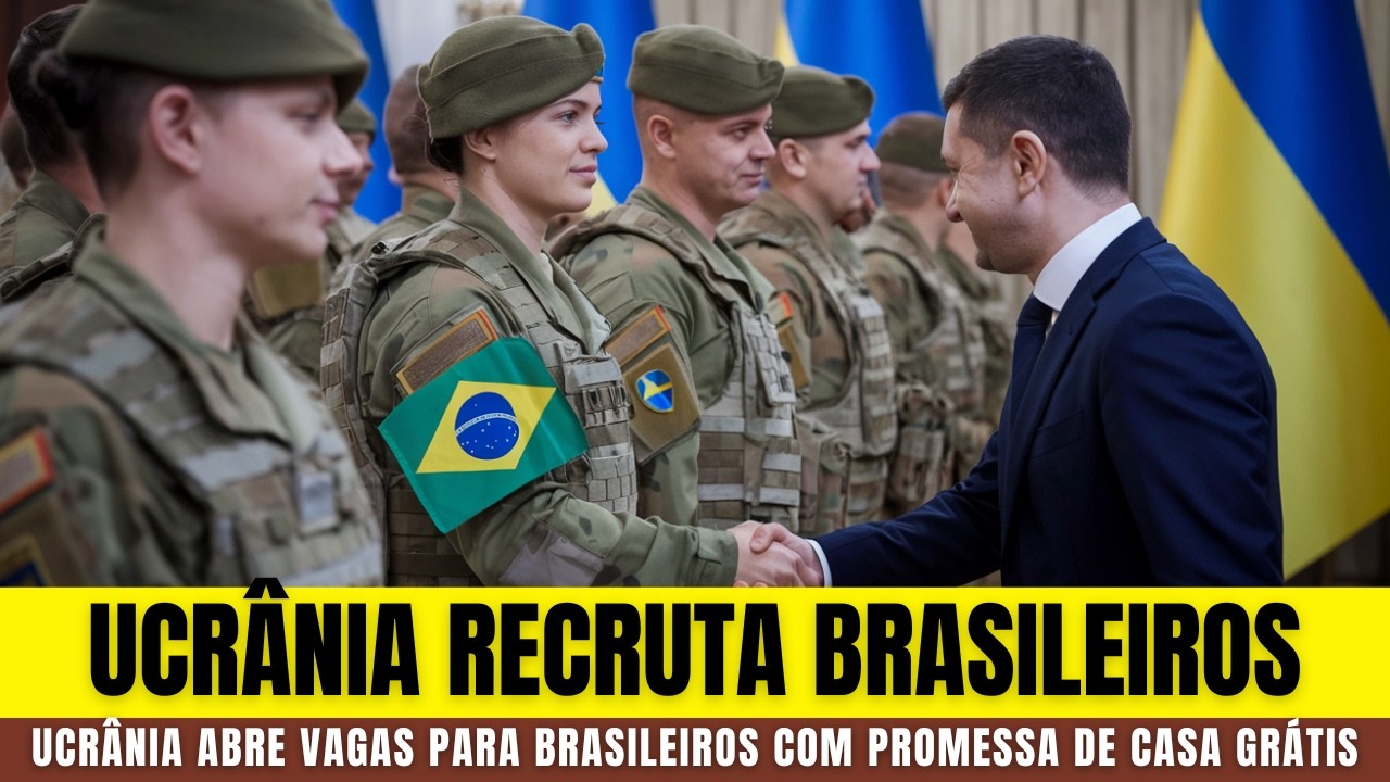 Ucrânia Inicia RECRUTAMENTO NO BRASIL: Civis e Ex-Militares Convocados Para a Guerra