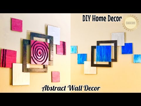 DIY Unique Wall Hanging |  Abstract wall hanging | wall hanging craft ideas | diy wall decor Video