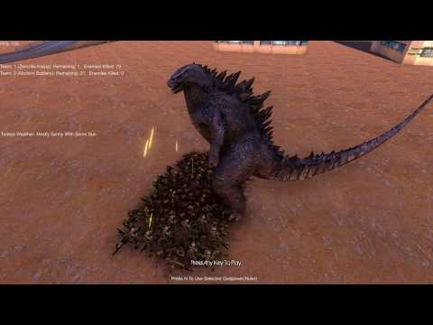 10.000 SOLDIERS vs 100 GODZILLAS - Ultimate Epic Battle Simulator