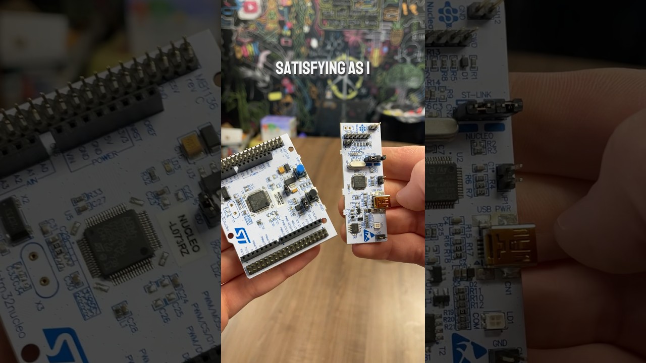 Oh no! My board is snapped in half! STM32 Nucleo breaking off the programmer
