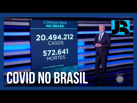 Coronavírus: Brasil registra 572.641 mortes, 979 nas últimas 24 horas