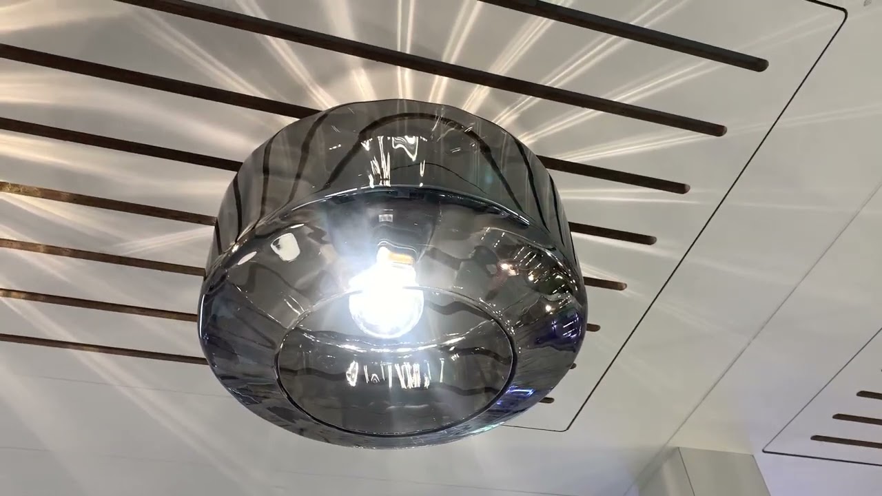 Светильник потолочный Odeon Light Binga 4747/1C, диаметр 30 см, бронза