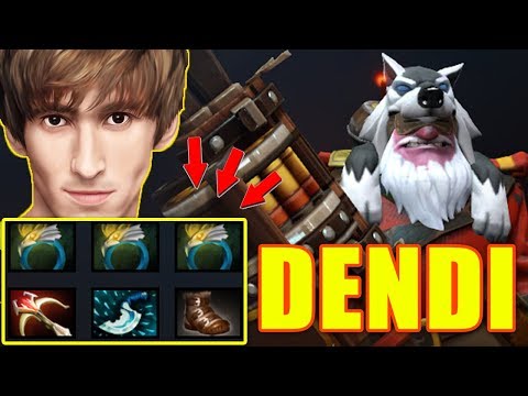 NAVI DENDI on SNIPER DOTA 2 7.11 WTF GAMEPLAY