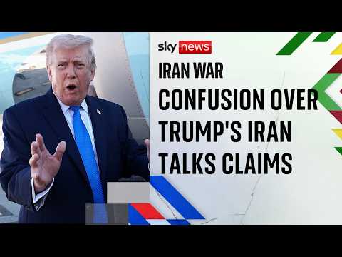 Trump says Iran and the US are talking - Iran says they're not