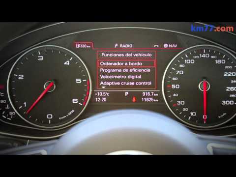 Audi A7 Sportback 2011. Cuadro de instrumentos