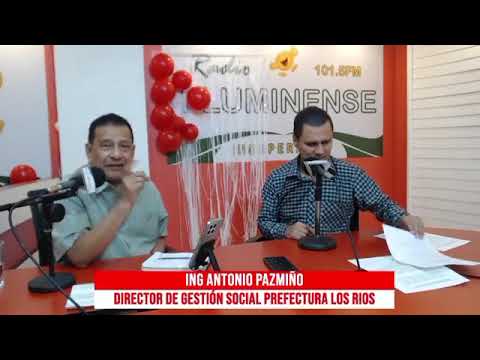 #Babahoyo #LosRíosIng Antonio Pazmiño.Director de Gestión Social Prefectura de Los Ríos