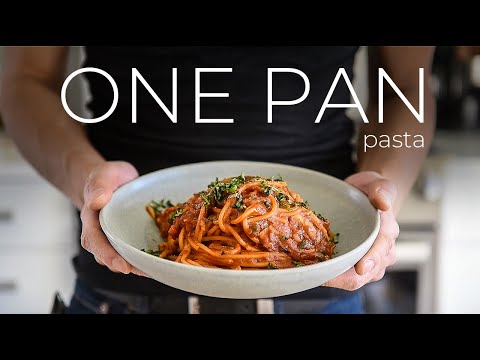 Don't PAN-IC for dinner, this One Pan Spaghetti will save the day!