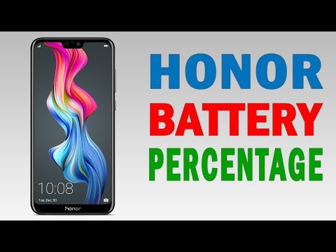 How to Enable Battery Percentage on Honor │EMUI 8.2│DROID GEN