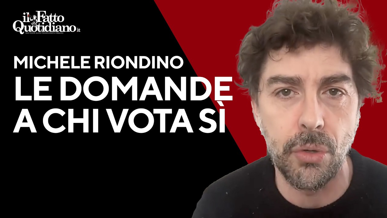 "Davvero dareste questo potere alla politica?". Le domande di Riondino agli elettori di destra