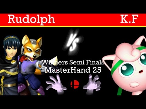 MasterHand 25 WSF - Rudolph(Fox,Marth) vs. K.F(Jigglypuff)