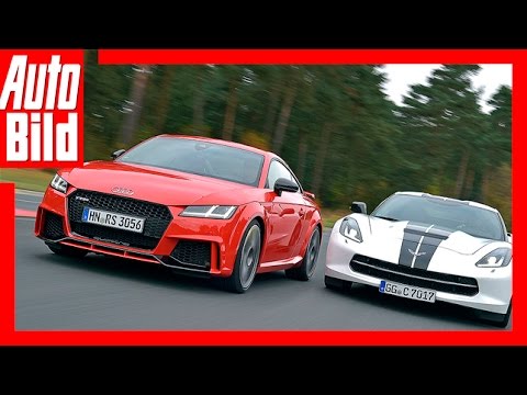 Audi TT RS vs Corvette C7 Stingray (2016) - Maßanzug gegen Muskelshirt - Test/Vergleich/Review
