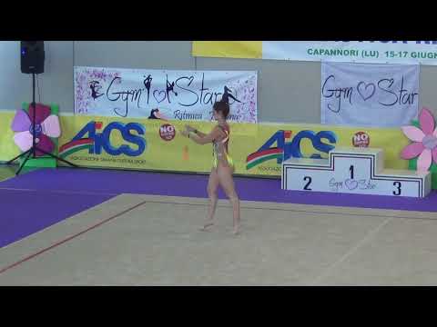 Ilaria Minelli clavette - Nazionali AICS Lucca 2018
