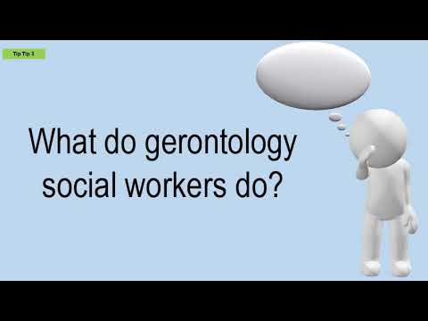 How can I become a gerontology social worker?