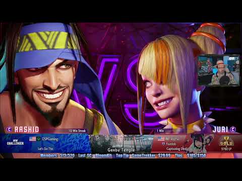 Street Fighter 6 July 2023 MP: Rashid PREMIERE Pt2 - 1 FULL Hour of Casual MP to Prep For Ranked!