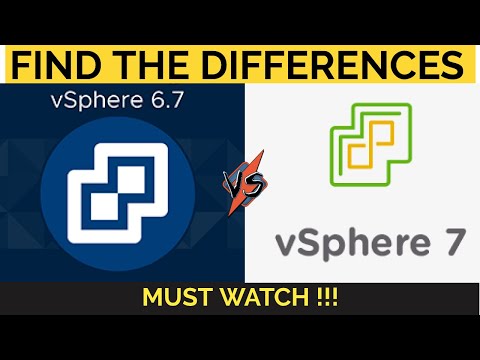 Difference between vSphere 6.7  and vSphere 7 | What's New with vSphere 7 | vSphere 7 Tutorial